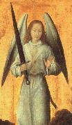 Hans Memling The Archangel Michael painting